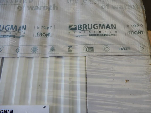 Paneelradiator, brugman, compact, wit, t21 700x560 - afbeelding 2 van  5