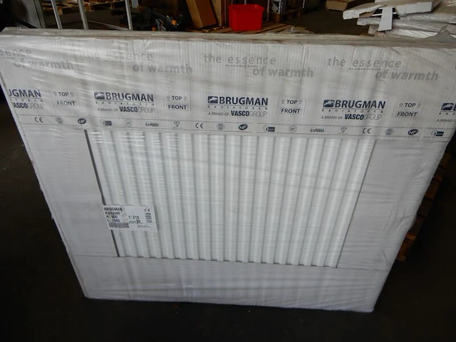 Paneelradiator, brugman, compact, wit, t21 900x1040 - afbeelding 1 van  5