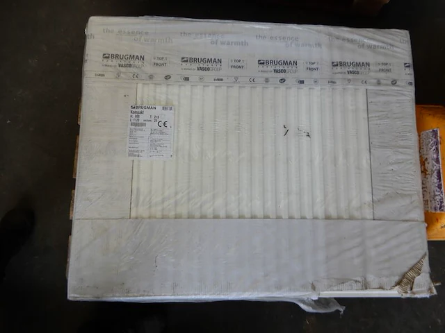 Paneelradiator, brugman, compact, wit, t21 900x1120 - afbeelding 1 van  5