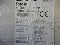 Paneelradiator, brugman, compact, wit, t21 900x400 - afbeelding 3 van  5