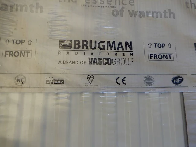Paneelradiator, brugman, compact, wit, t21 900x720 - afbeelding 2 van  5