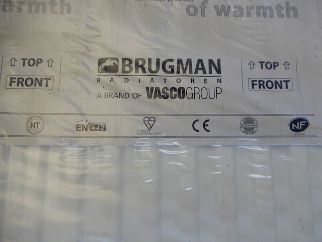 Paneelradiator, brugman, compact, wit, t21 900x720 - afbeelding 2 van  5