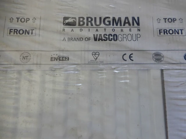 Paneelradiator, brugman, compact, wit, t21 900x720 - afbeelding 2 van  5