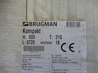 Paneelradiator, brugman, compact, wit, t21 900x720 - afbeelding 3 van  5