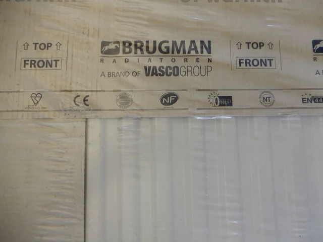 Paneelradiator, brugman, compact, wit, t21 900x800 - afbeelding 2 van  5