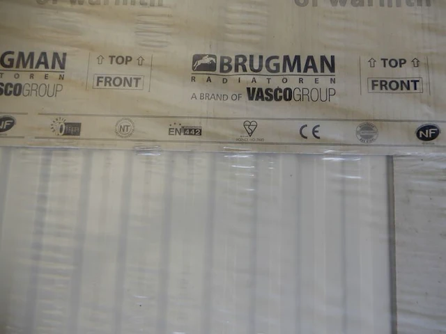 Paneelradiator, brugman, compact, wit, t21 900x800 - afbeelding 2 van  5