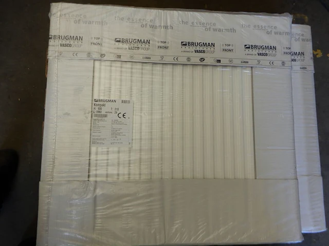 Paneelradiator, brugman, compact, wit, t21 900x960 - afbeelding 1 van  5