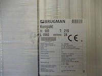 Paneelradiator, brugman, compact, wit, t21 900x960 - afbeelding 3 van  5