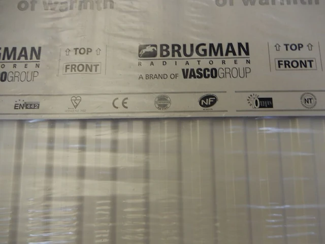 Paneelradiator, brugman, compact, wit, t21 900x960 - afbeelding 2 van  5