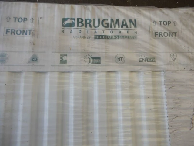 Paneelradiator, brugman, compact, wit, t22 500x480 - afbeelding 2 van  5