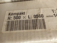 Paneelradiator, brugman, compact, wit, t22 500x560 - afbeelding 4 van  5