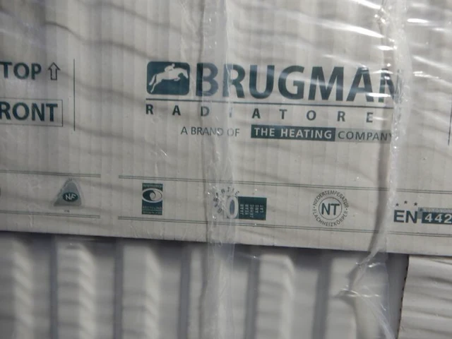 Paneelradiator, brugman, compact, wit, t22 600x3040 - afbeelding 2 van  3