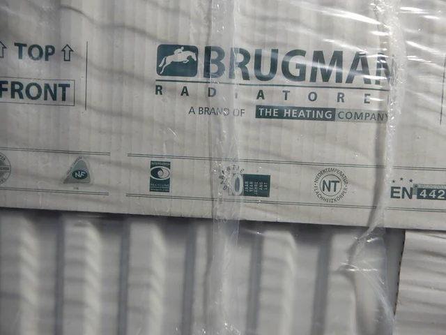 Paneelradiator, brugman, compact, wit, t22 600x3040 - afbeelding 2 van  4