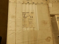Paneelradiator, brugman, compact, wit, t22 700x480 - afbeelding 2 van  5