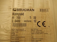 Paneelradiator, brugman, compact, wit, t22 700x480 - afbeelding 4 van  5