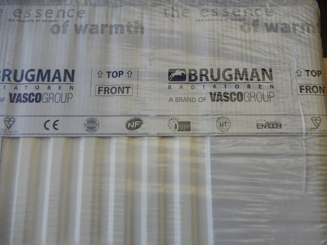 Paneelradiator, brugman, compact, wit, t22 700x560 - afbeelding 2 van  5