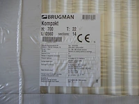 Paneelradiator, brugman, compact, wit, t22 700x560 - afbeelding 3 van  5