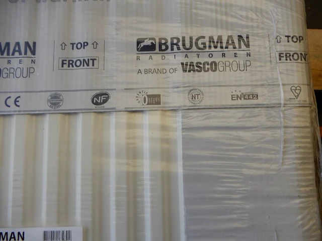 Paneelradiator, brugman, compact, wit, t22 700x560 - afbeelding 2 van  5