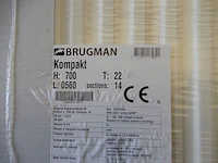 Paneelradiator, brugman, compact, wit, t22 700x560 - afbeelding 3 van  5