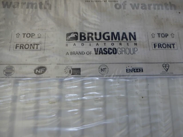 Paneelradiator, brugman, compact, wit, t22 900x880 - afbeelding 2 van  5