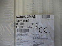 Paneelradiator, brugman, compact, wit, t22 900x880 - afbeelding 3 van  5
