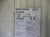 Paneelradiator, brugman, compact, wit, t22 900x880 - afbeelding 3 van  5