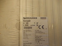 Paneelradiator, brugman, compact, wit, t22 900x960 - afbeelding 3 van  5