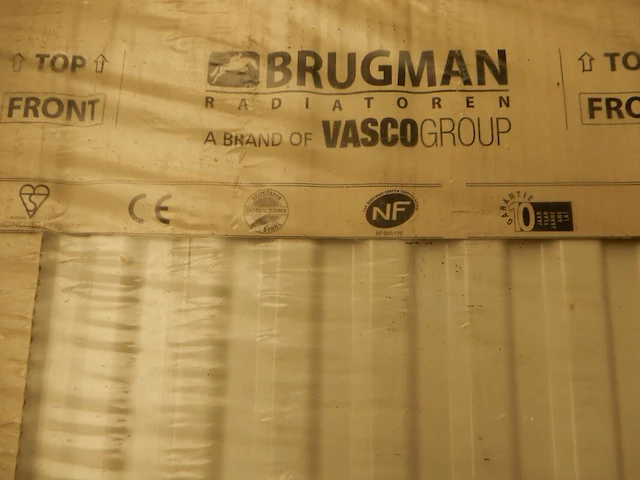 Paneelradiator, brugman, compact, wit, t33 600x480 - afbeelding 3 van  5