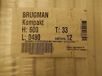 Paneelradiator, brugman, compact, wit, t33 600x480 - afbeelding 4 van  5