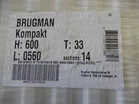 Paneelradiator, brugman, compact, wit, t33 600x560 - afbeelding 3 van  5