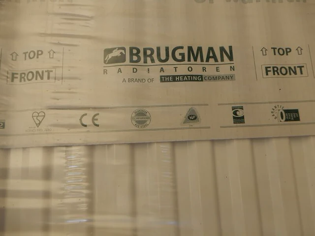 Paneelradiator, brugman, universeel compact, wit, t20 600x720 - afbeelding 2 van  3