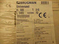 Paneelradiator, brugman, universeel compact, wit, t21 500x400 - afbeelding 4 van  4
