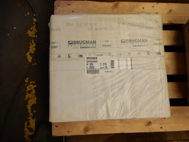 Paneelradiator, brugman, universeel compact, wit, t21 500x560 - afbeelding 2 van  3