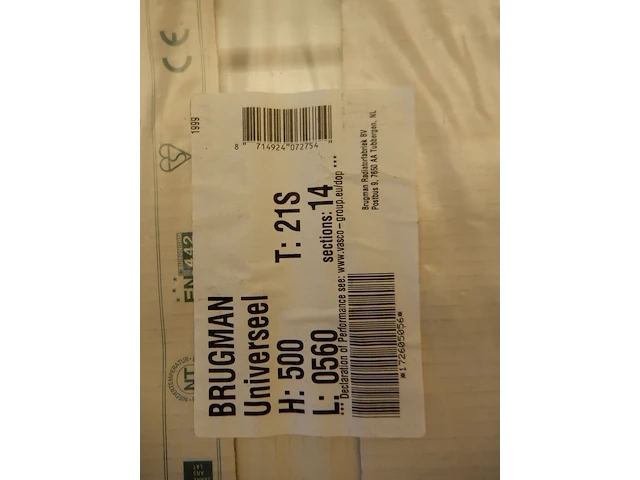 Paneelradiator, brugman, universeel compact, wit, t21 500x560 - afbeelding 3 van  3