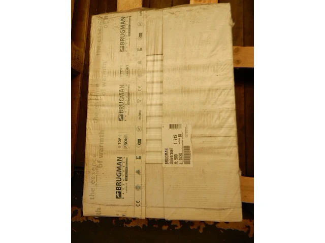 Paneelradiator, brugman, universeel compact, wit, t21 500x720 - afbeelding 2 van  4