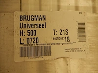 Paneelradiator, brugman, universeel compact, wit, t21 500x720 - afbeelding 4 van  4