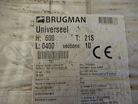 Paneelradiator, brugman, universeel compact, wit, t21 600x400 - afbeelding 3 van  3