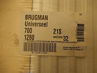 Paneelradiator, brugman, universeel compact, wit, t21 700x1280 - afbeelding 3 van  4