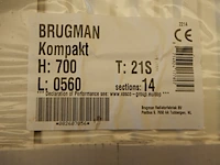 Paneelradiator, brugman, universeel compact, wit, t21 700x560 - afbeelding 3 van  3
