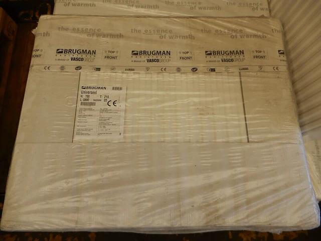 Paneelradiator, brugman, universeel compact, wit, t21 700x880 - afbeelding 1 van  3