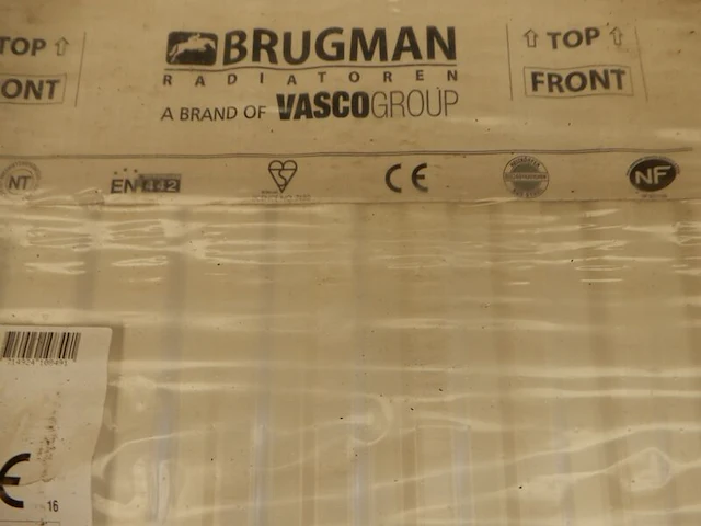 Paneelradiator, brugman, universeel compact, wit, t21 700x880 - afbeelding 2 van  3