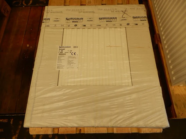Paneelradiator, brugman, universeel compact, wit, t21 900x800 - afbeelding 2 van  4
