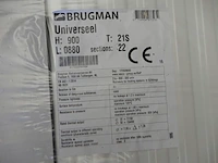 Paneelradiator, brugman, universeel compact, wit, t21 900x880 - afbeelding 4 van  4