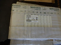 Paneelradiator, brugman, universeel compact, wit, t22 400x640