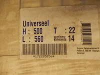 Paneelradiator, brugman, universeel compact, wit, t22 500x560 - afbeelding 3 van  3