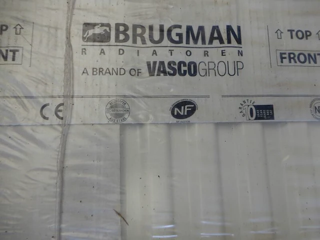 Paneelradiator, brugman, universeel compact, wit, t22 700x560 - afbeelding 2 van  4