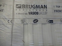 Paneelradiator, brugman, universeel compact, wit, t22 700x560 - afbeelding 2 van  4