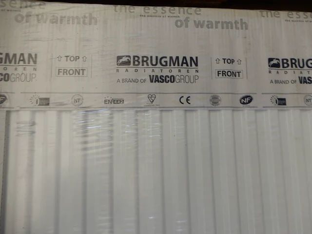 Paneelradiator, brugman, universeel compact, wit, t22 900x1200 - afbeelding 2 van  4
