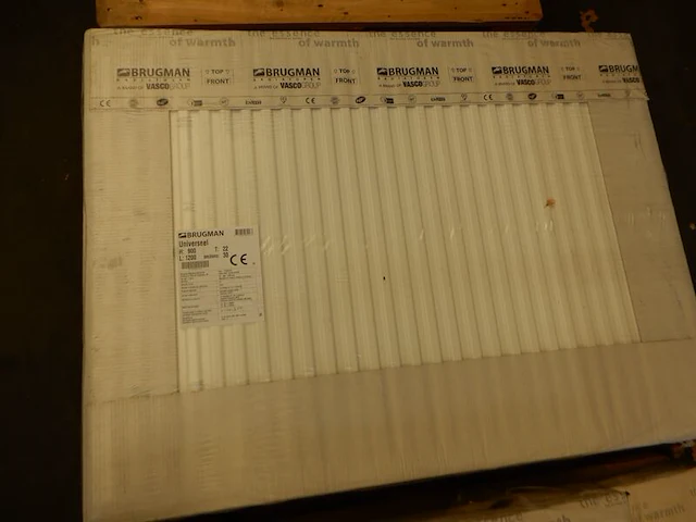 Paneelradiator, brugman, universeel compact, wit, t22 900x1200 - afbeelding 1 van  4
