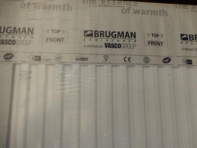 Paneelradiator, brugman, universeel compact, wit, t22 900x1200 - afbeelding 2 van  4